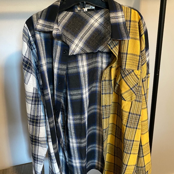 Multicolor Flannel Mens L - Picture 1 of 5